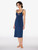 Camicia da notte in rayon blu denim scuro_1