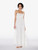 Camicia da notte lunga in voile di cotone off-white_1