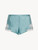Short da pigiama verde mandorla con ricamo a frastaglio_0