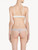 Perizoma in pizzo Leavers off-white con arricciature in tulle_2
