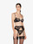 Reggicalze in pizzo Leavers nero_1