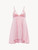 Baby doll in raso di seta rosa_0