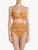 Reggicalze in tulle e pizzo Leavers color giallo_3