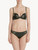 Slip medio in Lycra® verde e pizzo Leavers nero_1