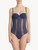 Body con ferretto in tulle stretch blu_1