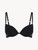 Reggiseno push-up in pizzo floreale nero_0