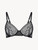 Reggiseno con ferretto nero in pizzo floreale_0