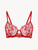 Reggiseno con ferretto in pizzo rosso_0