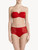 Reggiseno a fascia in pizzo rosso_3