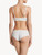 Shorty off-white con macramè metallizzato_2
