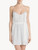 Slipdress corto in viscosa off-white con tulle_1