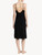 Camicia da notte corta in viscosa nera con tulle_2