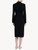 Vestaglia corta in viscosa nera con tulle_2
