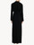 Vestaglia lunga in viscosa nera con tulle_2