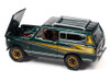 1979 International Scout II Midas Edition Emerald Green Metallic with Graphics "Classic Gold Collection" Series Limited Edition to 2036 pieces Worldwide 1/64 Diecast Model Car by Johnny Lightning