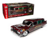 1959 Cadillac Eldorado Rat Fink HEARSE Dark Red 1/18 Diecast Model Car by Auto World