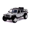 2020 Jeep Gladiator Pickup Truck Silver with Black Top "Fast & Furious" Series 1/24 Diecast Model Car by Jada