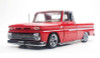 1965 Chevrolet C-10 Styleside Pickup Lowrider in Red "The American Collection" 1/18 Diecast Model Car by Sun Star