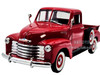 1953 Chevrolet 3100 Pick Up Truck Red 1/24 Diecast Model Car by Welly