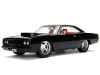 1970 Plymouth Road Runner 440 Black with Red Interior "Bigtime Muscle" Series 1/24 Diecast Model Car by Jada