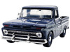 1966 Chevrolet C10 Fleetside Pickup Truck Dark Blue 1/24 Diecast Car Model by Motormax