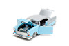 1955 Chevrolet Bel Air Light Blue and Silver Metallic "Bad Guys" "Bigtime Muscle" Series 1/24 Diecast Model Car by Jada