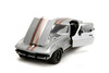 1966 Chevrolet Corvette Silver Metallic with Bronze Stripes "Bigtime Muscle" Series 1/24 Diecast Model Car by Jada