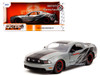 2010 Ford Mustang GT Grey with Black Stripes "Ford Performance" "Bigtime Muscle Series" 1/24 Diecast Model Car by Jada