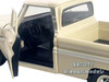 1966 Chevrolet C10 Fleetside Pickup Truck Cream 1/24 Diecast Car Model by Motormax