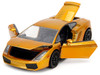 Lamborghini Gallardo Gold Metallic "Fast X" (2023) Movie "Fast & Furious" Series 1/24 Diecast Model Car by Jada