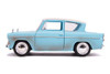 1959 Ford Anglia Light Blue (Weathered) with Harry Potter Diecast Figurine 1/24  Jada Toys