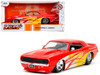 1969 Chevrolet Camaro Red with Graphics "BigTime Muscle" Series 1/24 Diecast Model Car by Jada