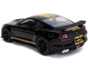 2020 Ford Mustang Shelby GT500 Black with Gold Stripes "Bigtime Muscle" 1/24 Diecast Model Car by Jada