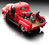 1948 Ford F-1 Pickup Truck "Harley Davidson" Fire Truck and 1936 El Knucklehead Motorcycle 1/24 Diecast Models by Maisto