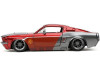 1967 Ford Mustang Shelby GT-500 Red Metallic and Gray Metallic with Star-Lord Diecast Figurine 1/24 Jada Toys
