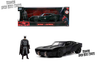 Batmobile Matt Black with Batman Diecast Figure "The Batman" (2022) Movie 1/24 Jada toys