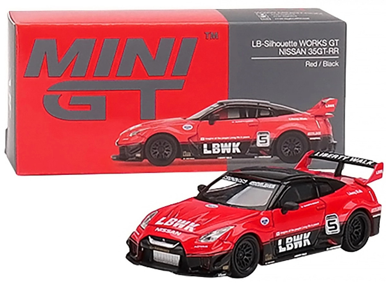 Nissan 35GT-RR Ver.1 RHD (Right Hand Drive) LB-Silhouette Works GT LBWK Red  and