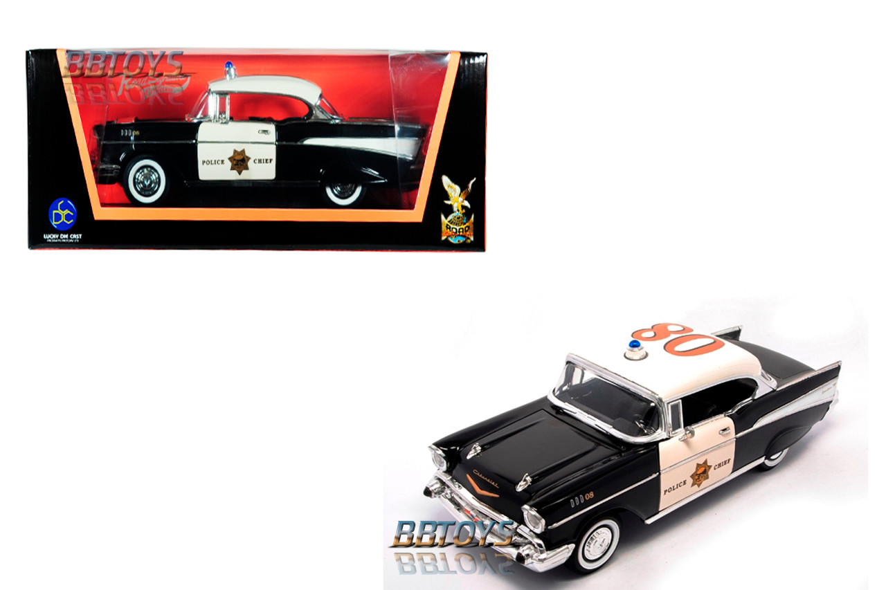 1/18 シボレーベルエア POLICE CHIEF 1957 ミニカー 1/18 シボレーベルエア POLICE CHIEF 1957 Road Signature製ダイ
