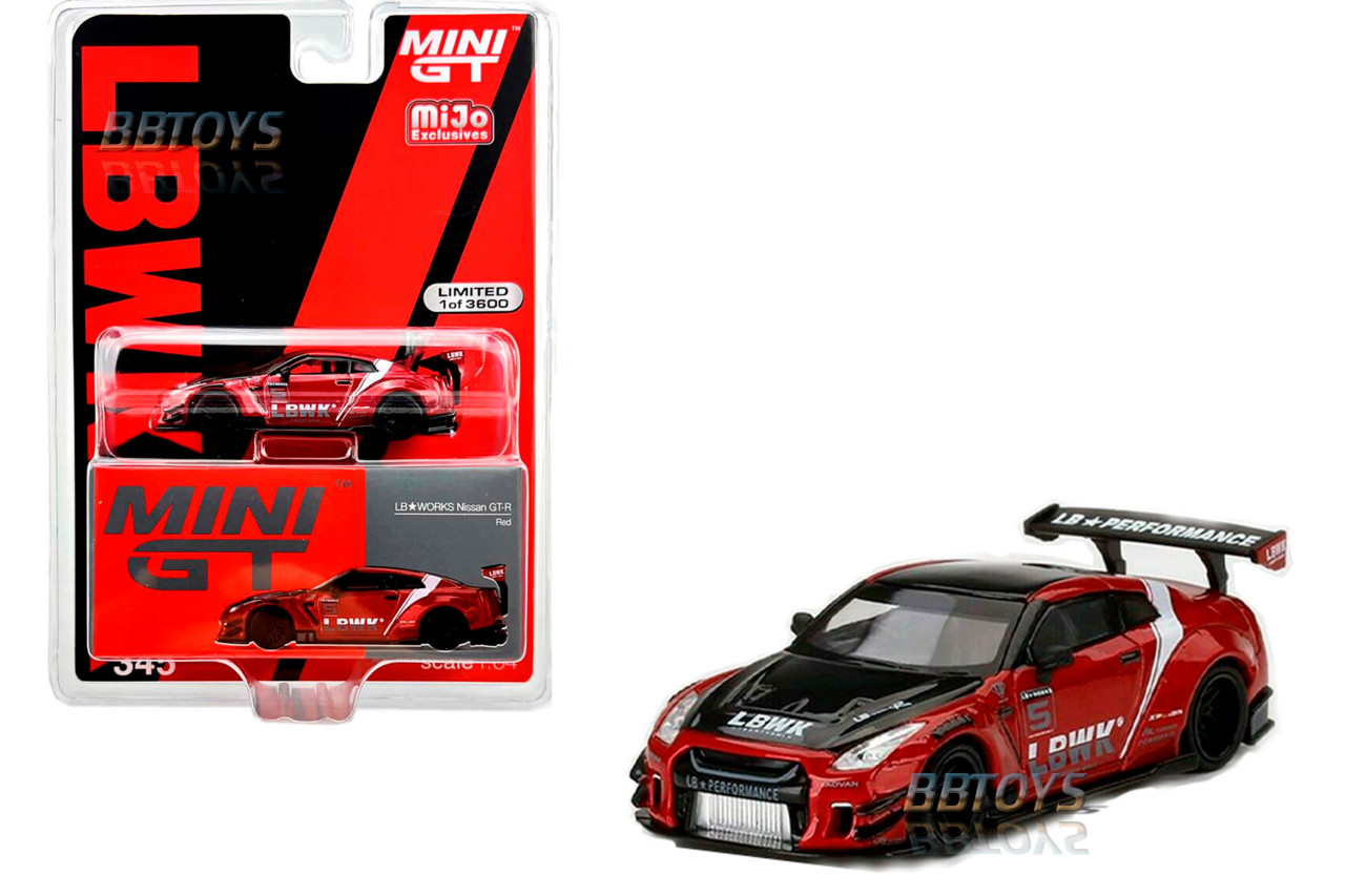 Nissan GT-R R35 Type 2 Rear Wing ver 3 Red 