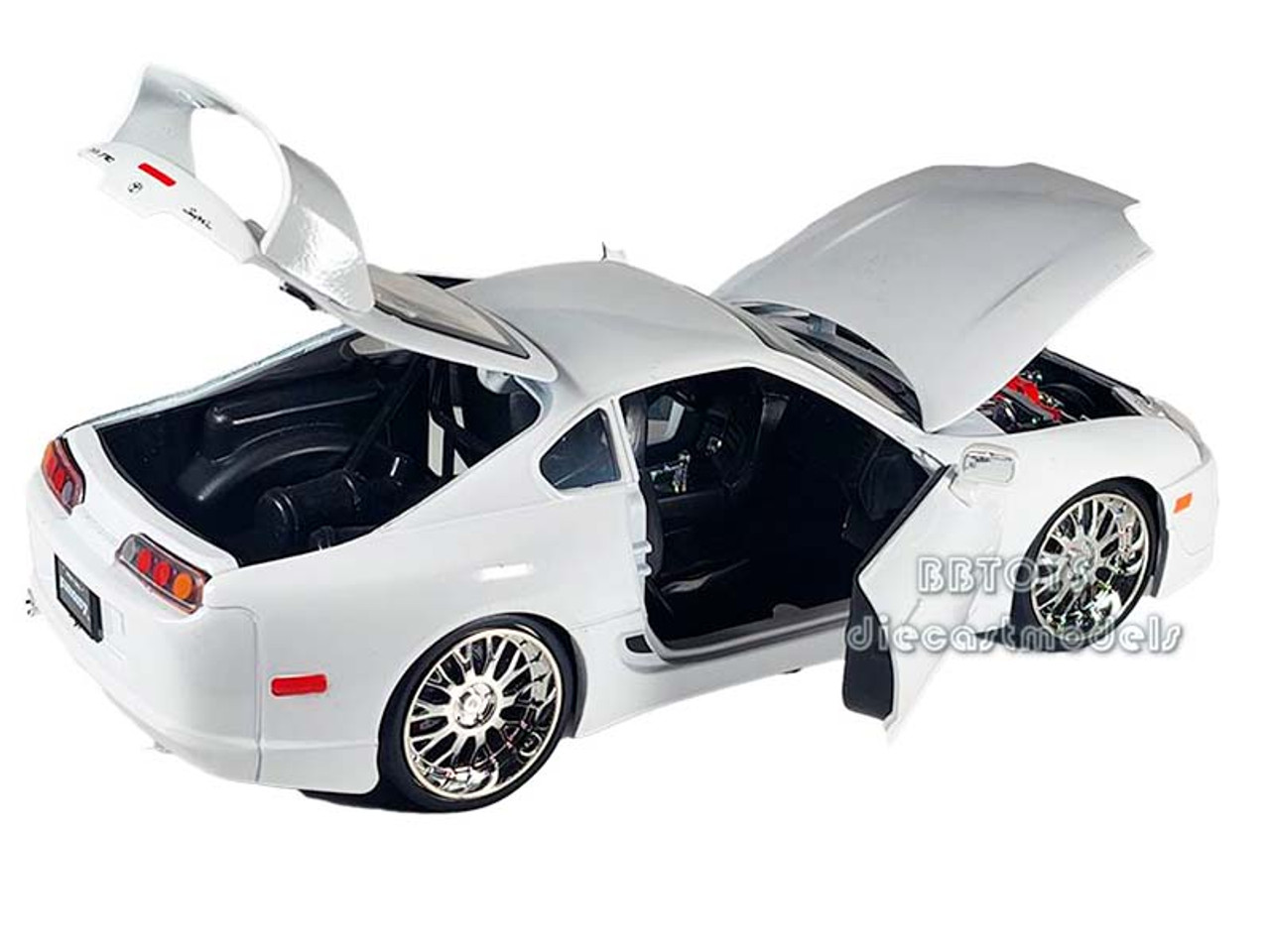 Fast & Furious 7 1995 Toyota Supra White Jada Toys 97375 1/24