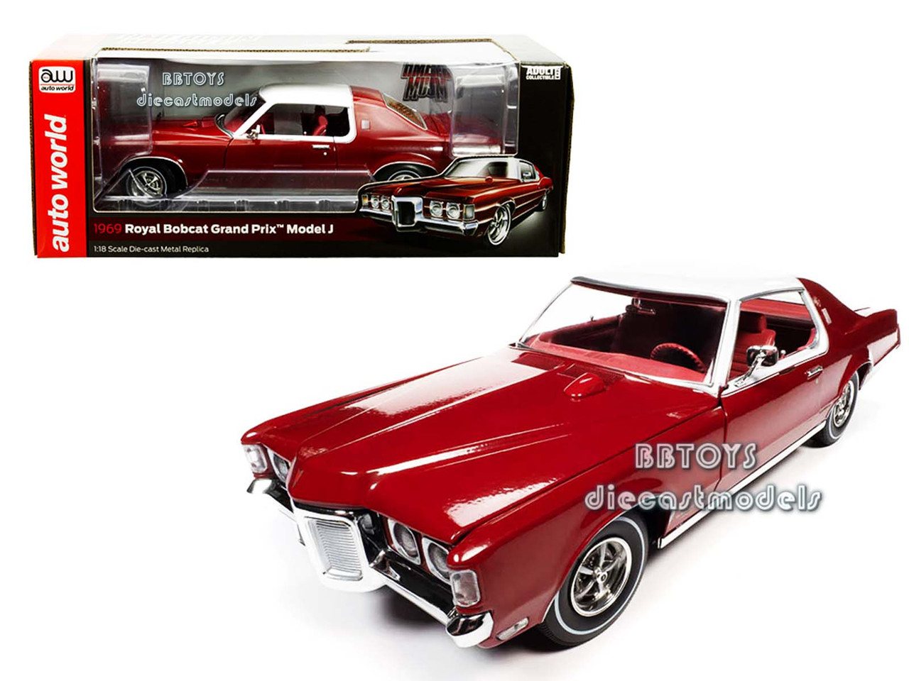 1969 Pontiac Royal Bobcat Grand Prix Model J Matador Red with