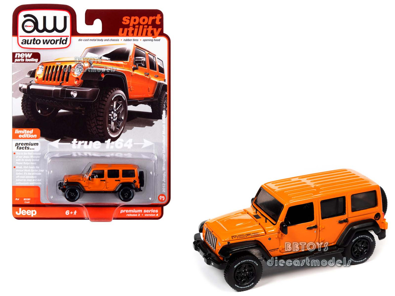 2013 Jeep Wrangler Unlimited Moab Edition Crush Orange 