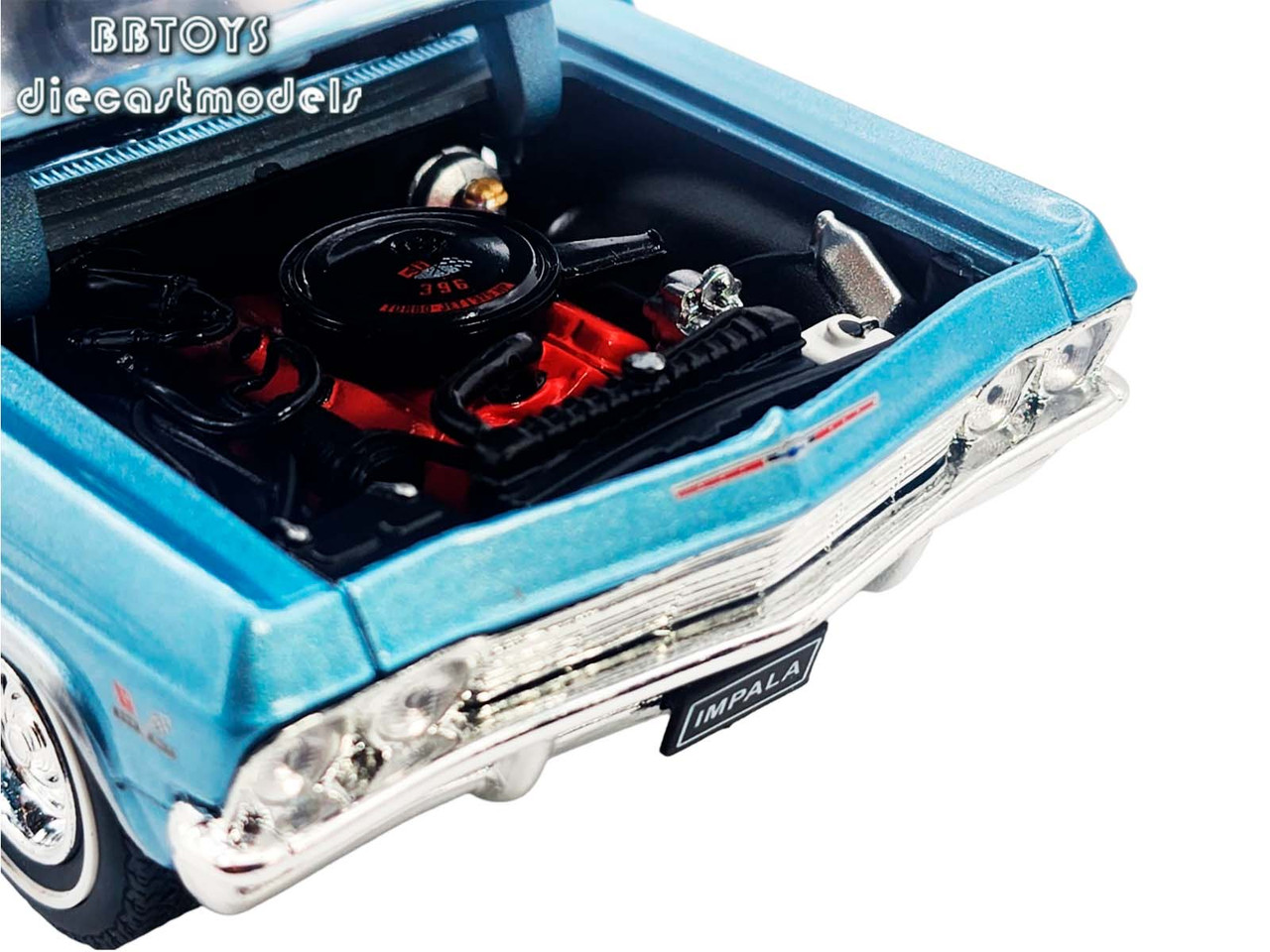 ウェリー 1/24 1965 シボレー インパラ SS 396 - BLUE ウェリー Mijo 1/24 1965 シボレー インパラ SS 396 