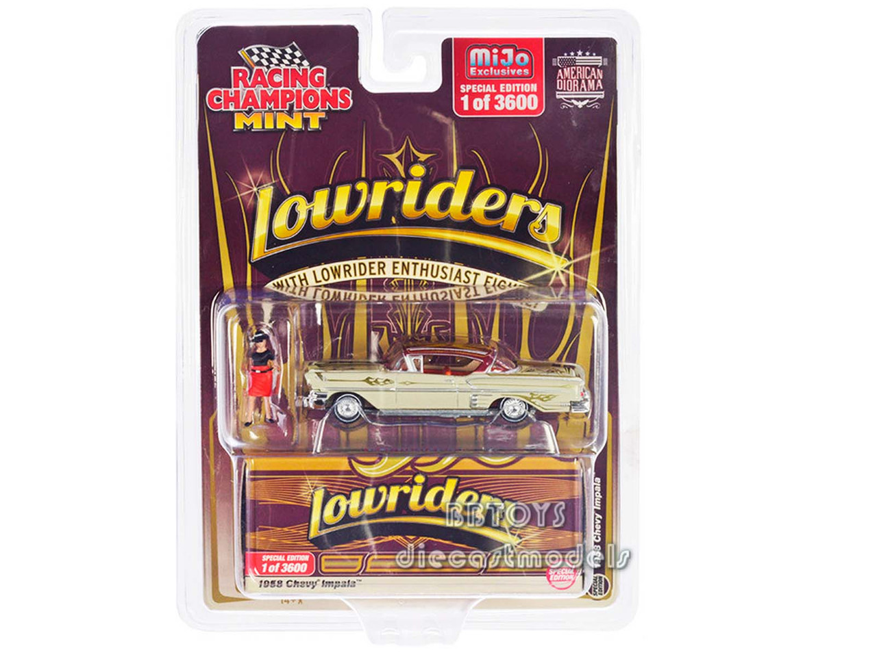 RACINGCHAMPIONS LOWRIDER 1958 CHEVY IMPALA レーシングチャンピオン
