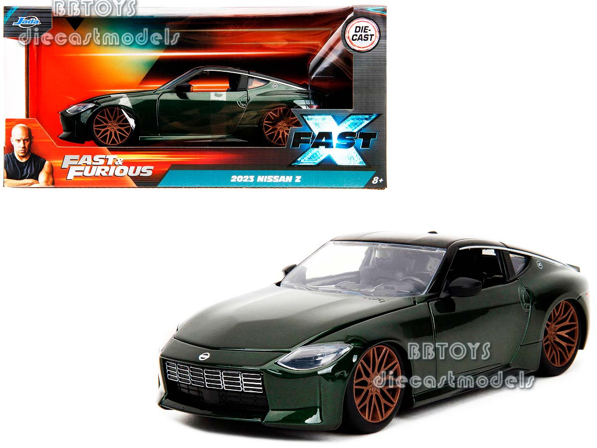 2023 Nissan Z Dark Green Metallic with Black Top 