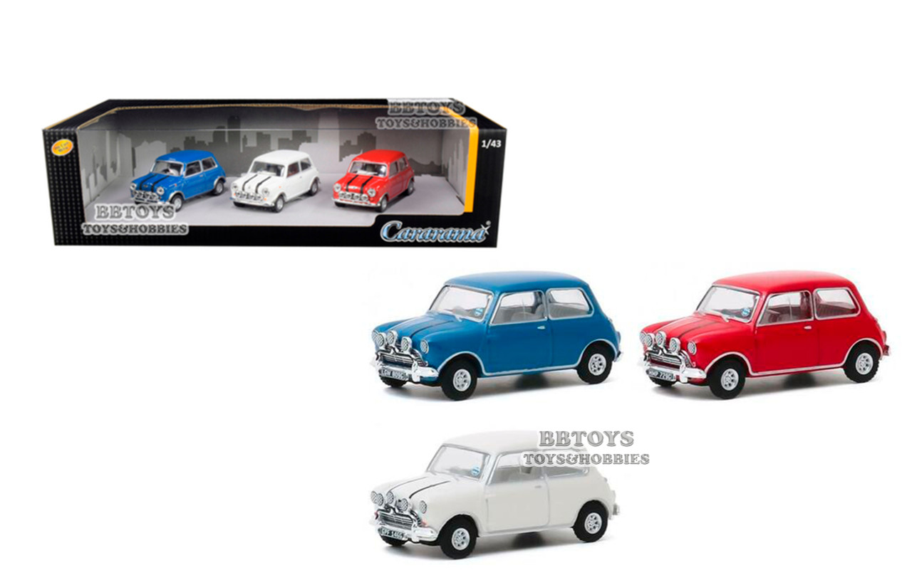 Mini Cooper 3 piece Gift Set 1/43 Model Car by Cararama