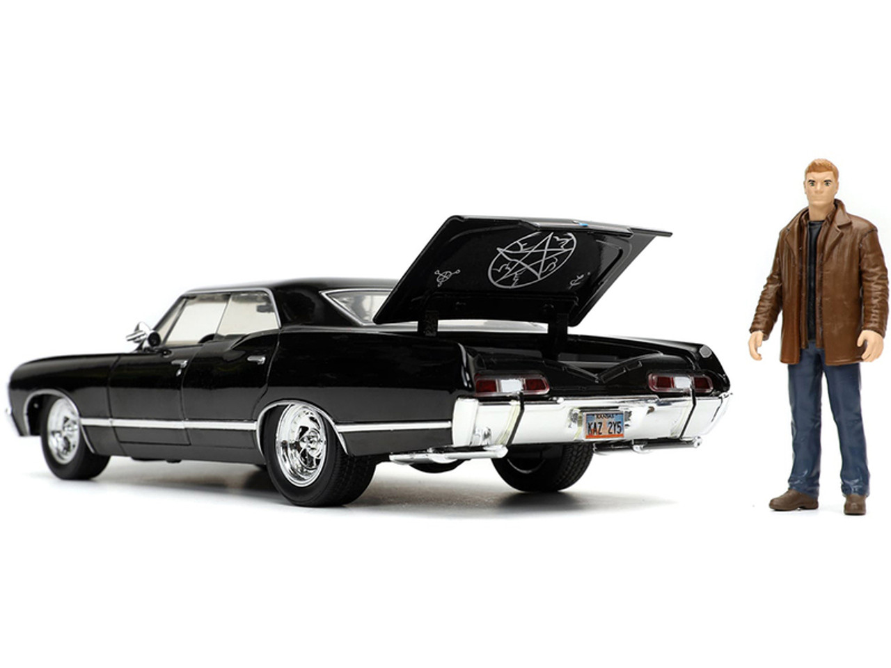 1967 Chevrolet Impala SS Sport Sedan Black and Dean Winchester