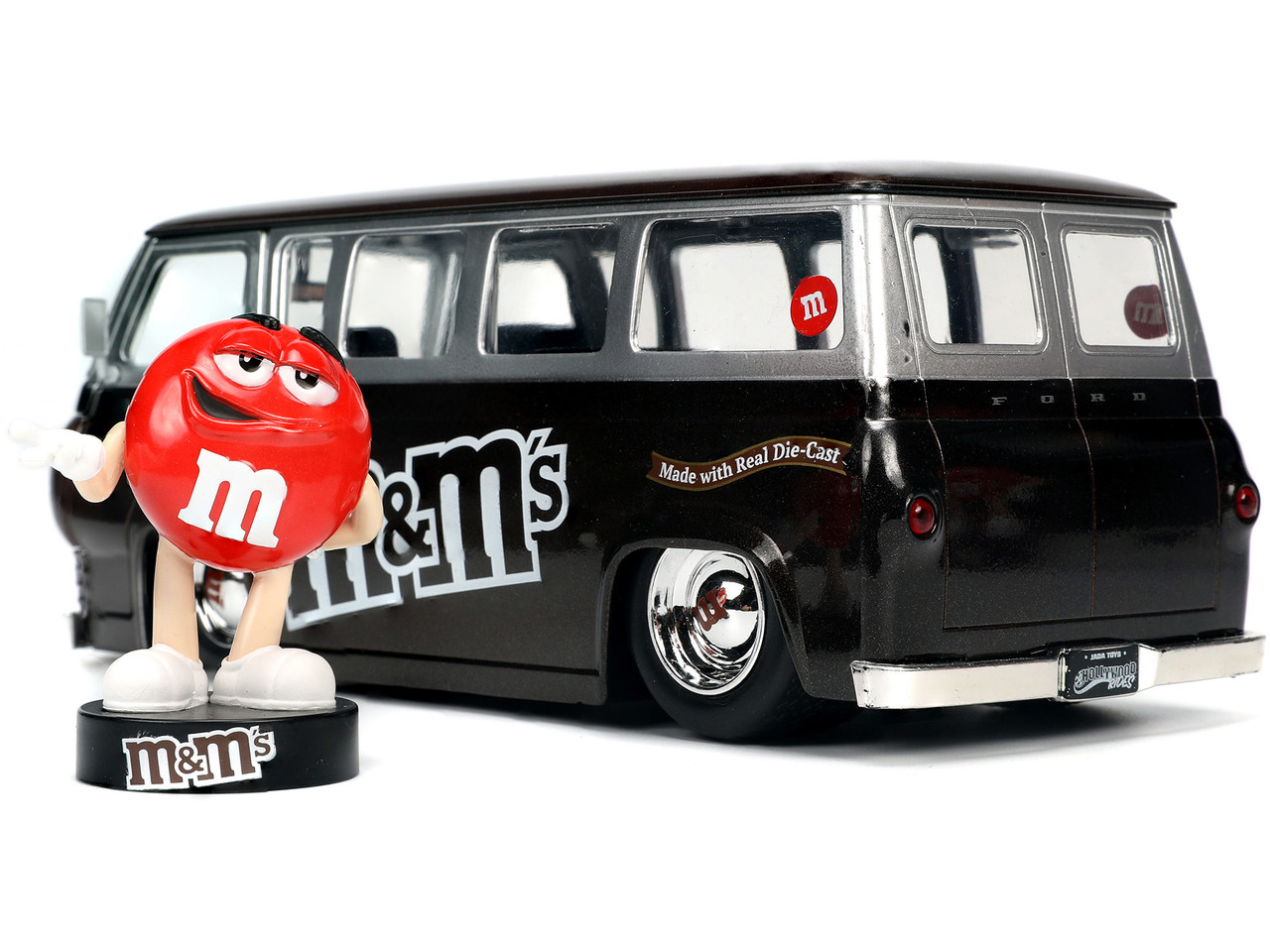 1965 Ford Econoline Delivery Van M&M's Figure Brown 1/24 Diecast 