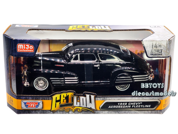 1948 Chevrolet Aerosedan Fleetline Blue 1/24 Motormax Toys