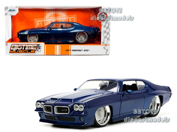 1969 Pontiac GTO Judge Pro Stock Orange 1/24 Diecast Car Model by Jada